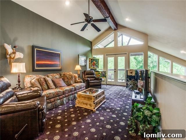 Upper Level Living Area with Scenic Views