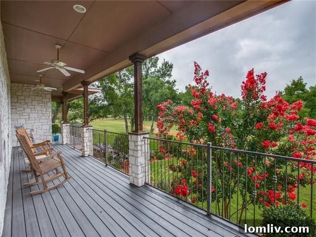 Charming Covered Outdoor Seating Area