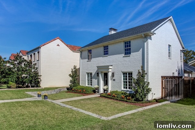 Fort Worth Georgian home with an ideal kitchen for holiday gatherings