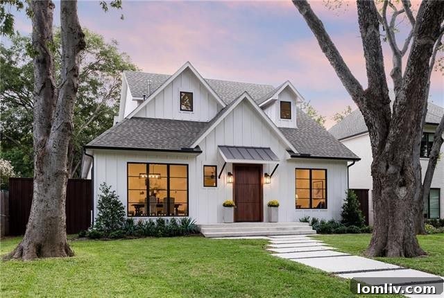 Charming tree-lined street in Greenway Parks, Dallas