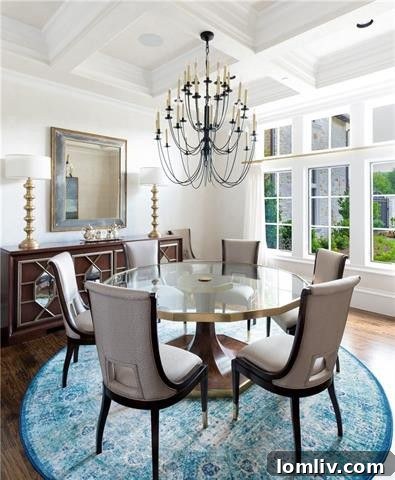 A beautifully appointed guest bathroom with modern finishes