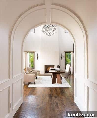 Private home office or study with custom built-ins