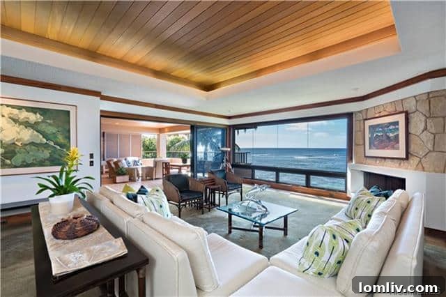 Spacious living area of a Ku'u Makana unit at 3165 Diamond Head Road, showing potential for luxurious design.