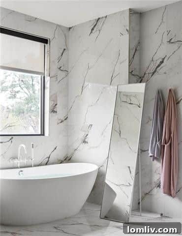 Spacious master walk-in closet with ample storage and custom shelving