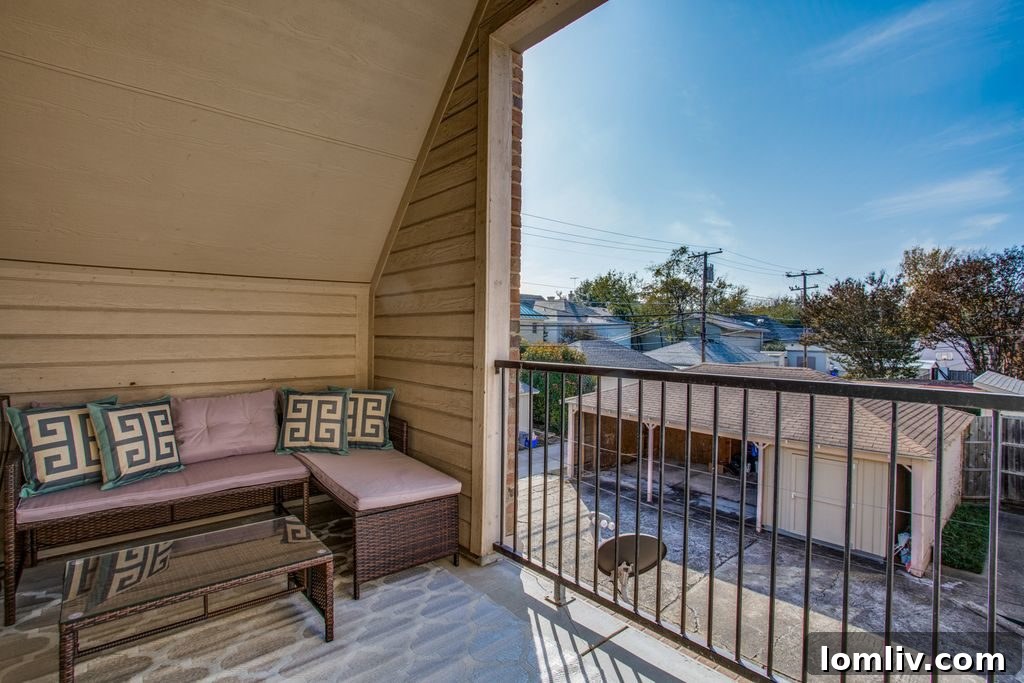 Private outdoor terrace for relaxation and al fresco dining