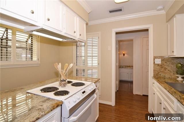 Breakfast nook in a charming condo kitchen