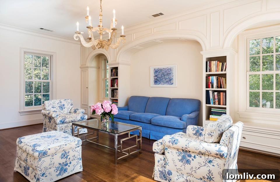 3821 Shenandoah: Built-in Cabinetry and Classic Chandeliers