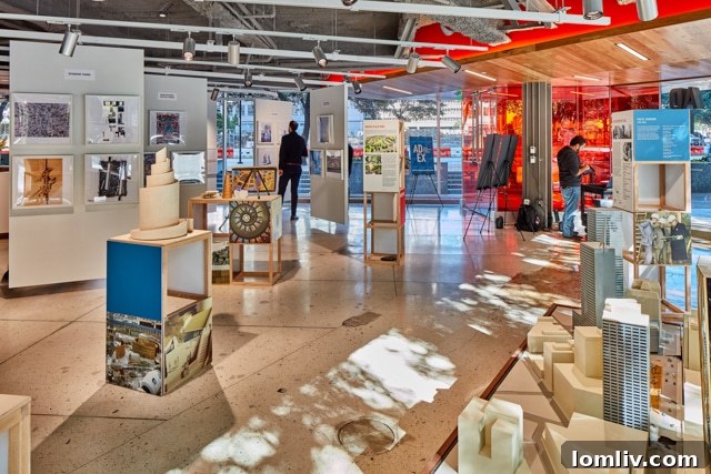 Interior view of The AD EX at Republic Center, showcasing a bright and inviting space.
