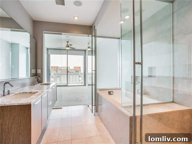 Elegant master bedroom in high-rise condo