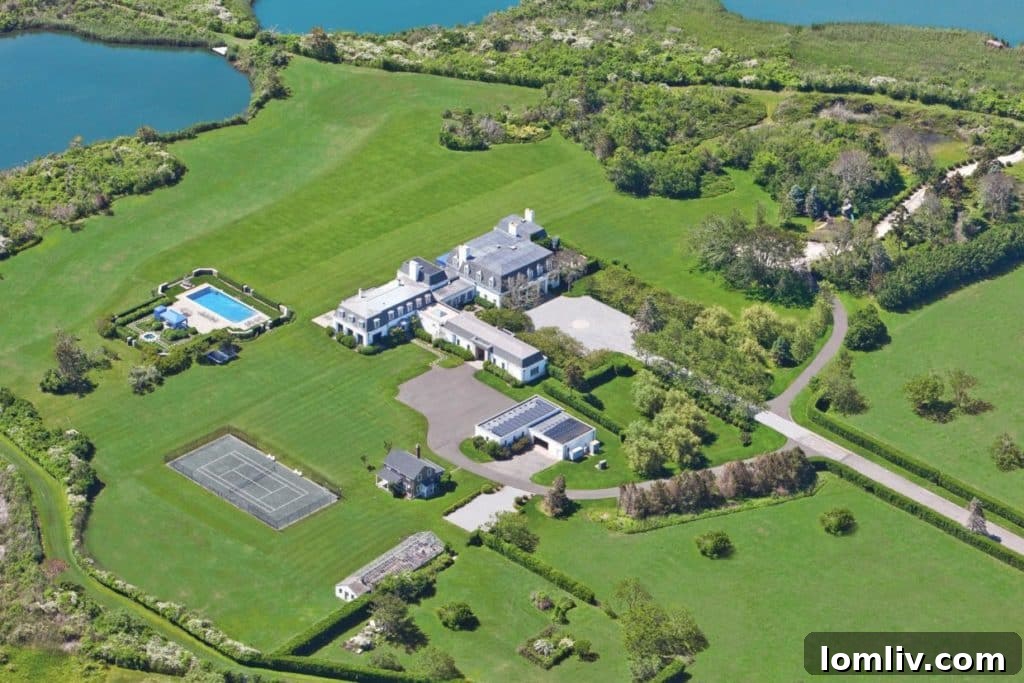 Jule Pond, a quintessential Hamptons luxury estate, once listed at $175 Million.
