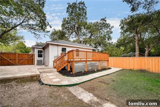 Expansive outdoor deck and patio area, perfect for entertaining