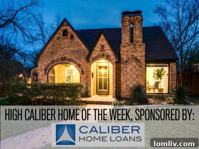 Hollywood Heights Tudor: A Captivating Canvas for Family Celebrations 2 919 Valencia Street Dallas TX - Historic Hollywood Heights Tudor Home Exterior