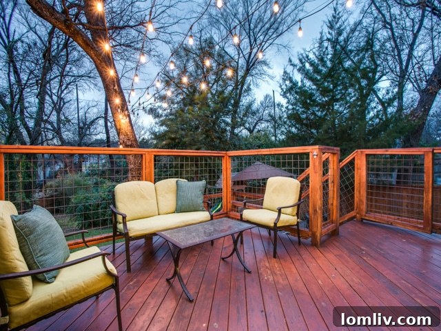 Hollywood Heights Tudor: A Captivating Canvas for Family Celebrations 15 919 Valencia Street Dallas TX - Expansive Backyard for Entertaining