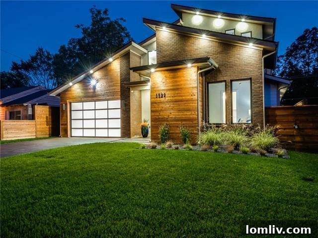 Midway Hollow Modern Home Exterior with Clean Lines