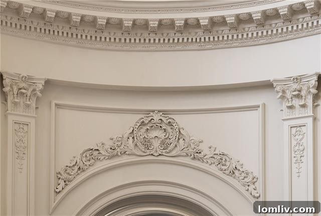 Luxurious Entry Hall Staircase and Architectural Details