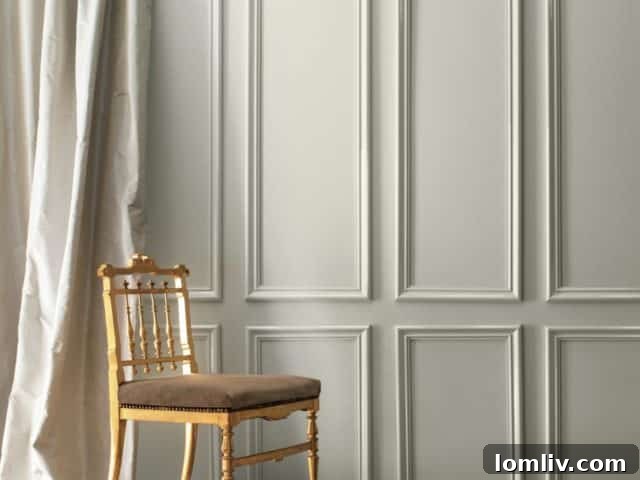 Benjamin Moore's Metropolitan, a sophisticated and comforting gray color