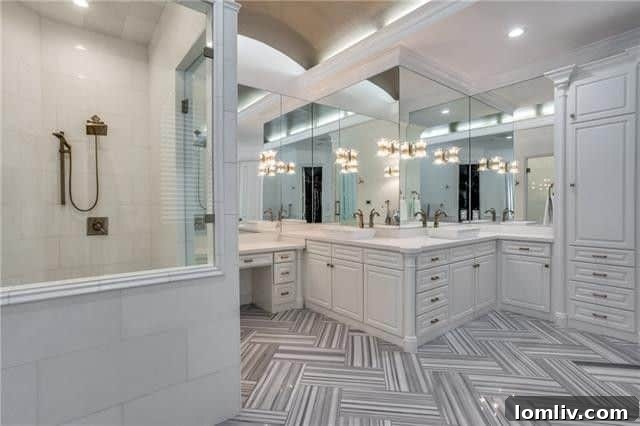 Luxurious Master Bathroom with Steam Shower