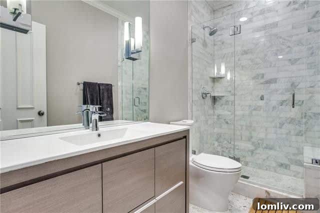 Sleek Bathroom Design with Dual Vanities