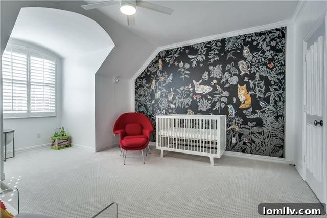 Guest Bathroom with Stylish Tiling and Fixtures