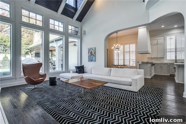 Inviting Living Room with Fireplace and Seating