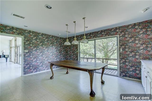 Midcentury Modern Icon on the Waterfront 7 Galley Kitchen with Lake Views