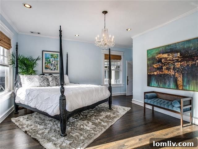 Master Bathroom with Clawfoot Tub and Double Vanity