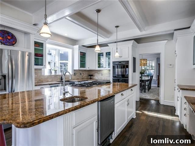 Spacious Living Area with Fireplace Dallas Home