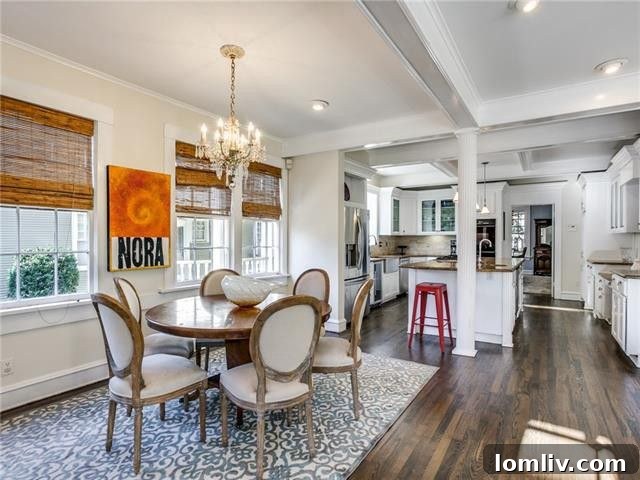 Modern Kitchen with Island and Dining Nook
