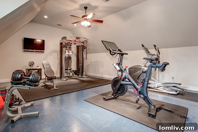 Private Fitness Room Fort Worth Home Gym