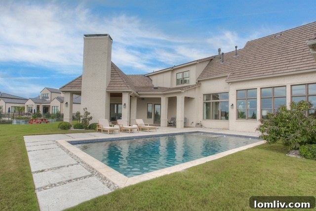 Private Pool and Spa Fort Worth Luxury Home