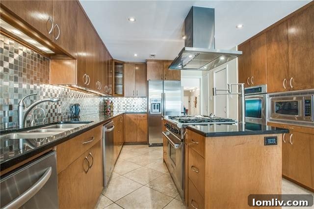 Stunning Kosher Kitchen with Wolf Range and Ample Counter Space