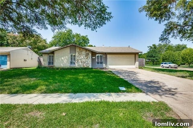 Exterior View of a Charming Midcentury Cottage with a Pool
