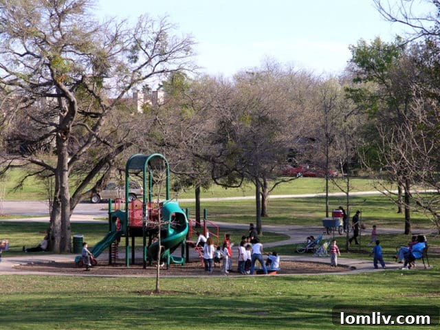 Kidd Springs Park, a beautiful urban green space.