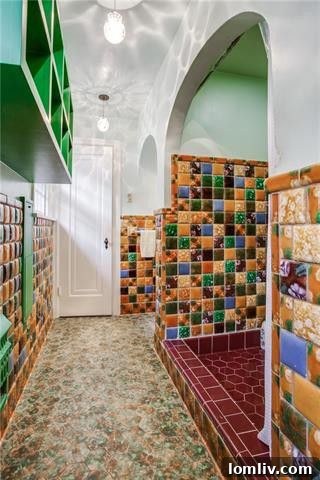 A distinctive architectural element or perhaps a unique interior detail, showcasing the individual artistry inherent in Hutsell's design.