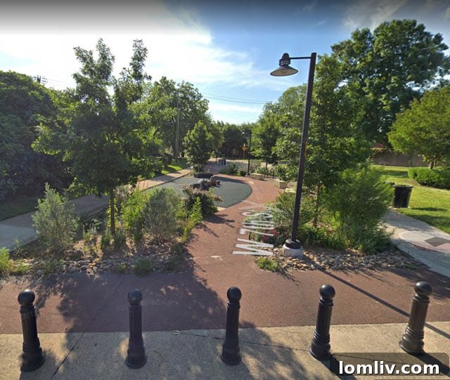 A Google Maps image illustrating the area of the 12th Street Connector and its relationship to Winnetka Heights.