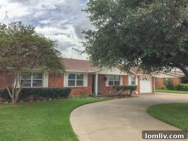 A modern and inviting home exterior in Wichita Falls, showcasing well-maintained landscaping and appealing architecture, perfect for retirement living.