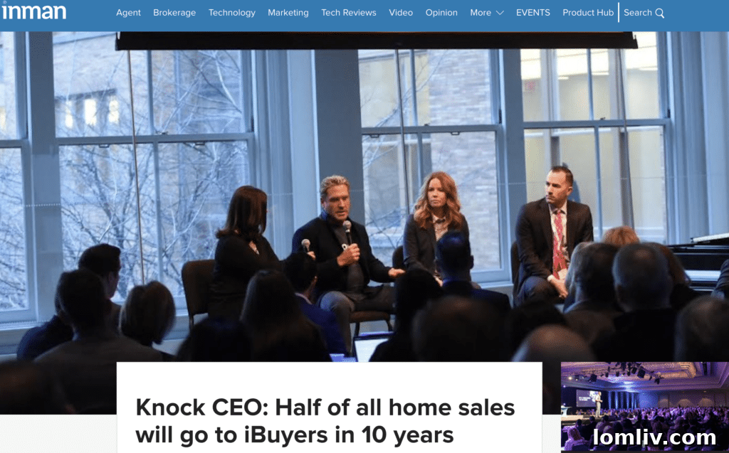 Sean Black, CEO of Knock, speaking at Inman Connect