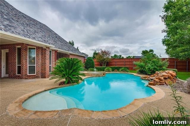Exterior front view of the upscale residence at 212 Brazos Lane
