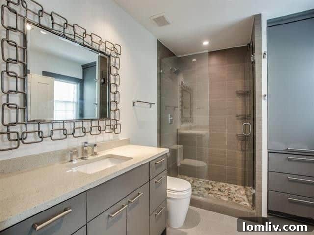 Lakewood Tudor's Modern Renaissance 25 Exterior view of the historic Tudor home and lush landscaping