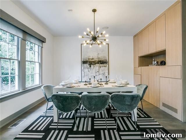 Lakewood Tudor's Modern Renaissance 6 Bright and airy interior space connecting living areas