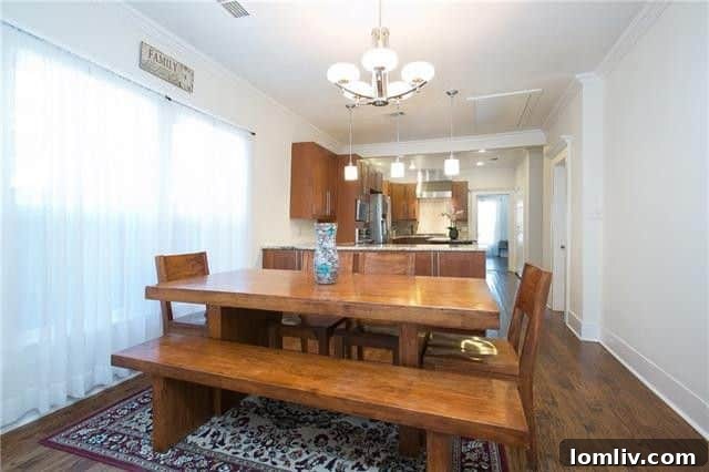 Luxurious master bathroom with modern fixtures and spacious layout in the Dallas home.