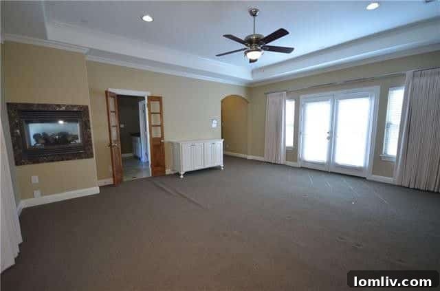 Close-up of the Viking range and professional hood in the high-end kitchen of 5119 Miller Ave.