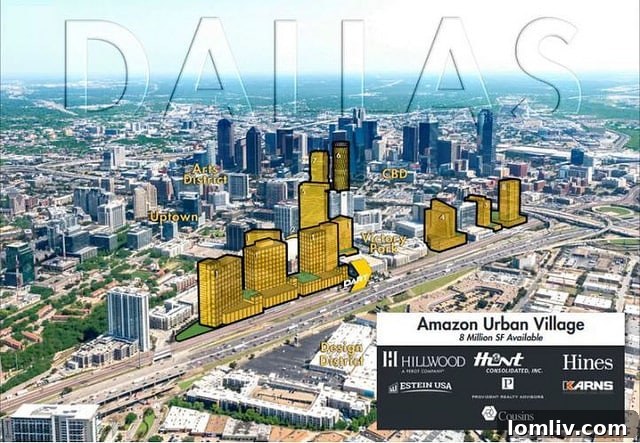 A thriving urban center, representing economic opportunity and growth.