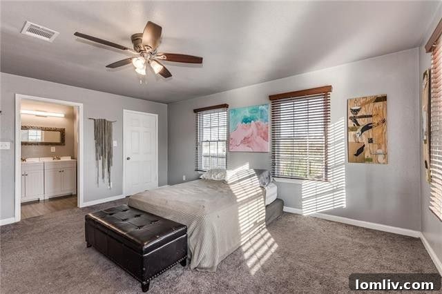 Spacious Master Bathroom with Dual Vanity