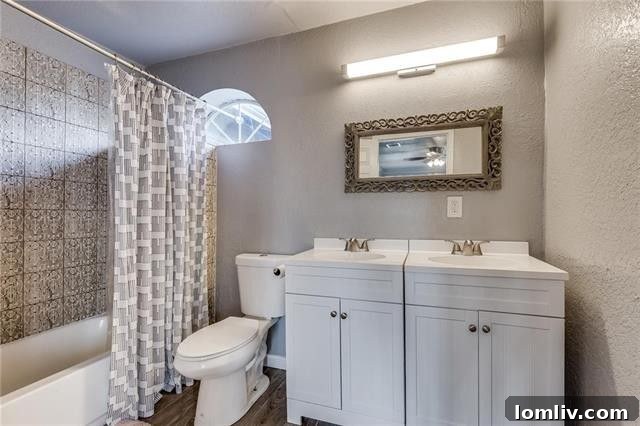 Comfortable Guest Bathroom with Modern Fixtures