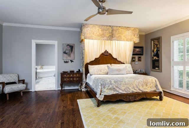 Lush backyard landscaping