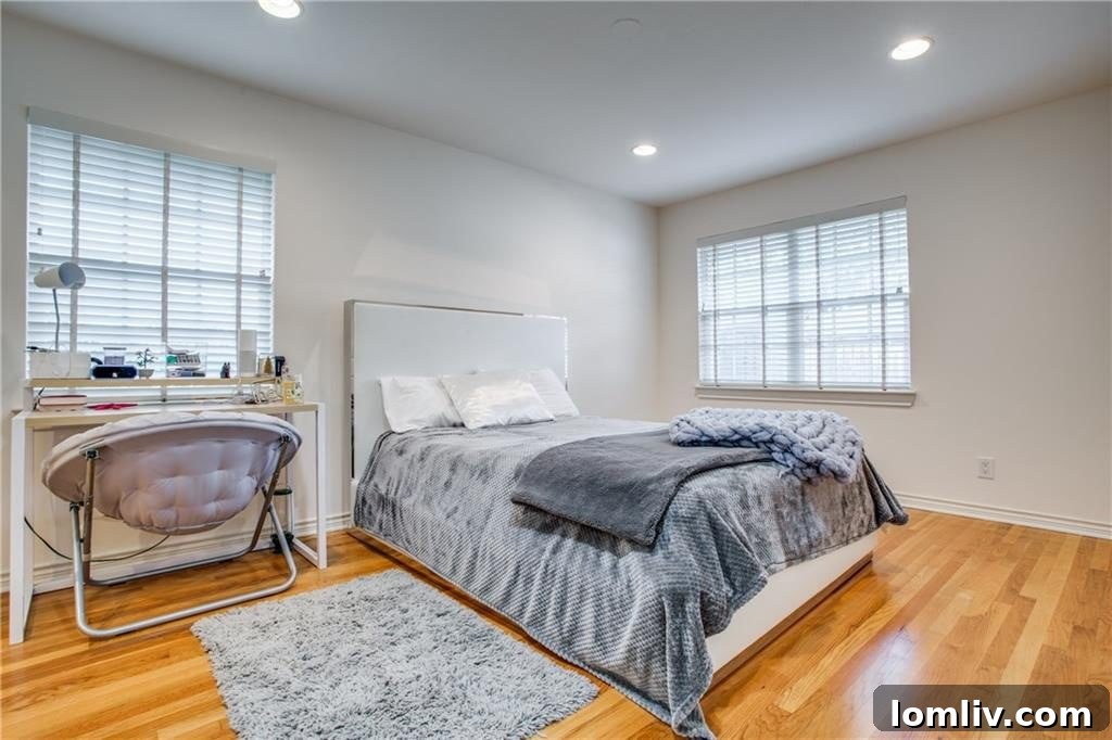 Expansive backyard with a sparkling swimming pool, ideal for entertaining and relaxation