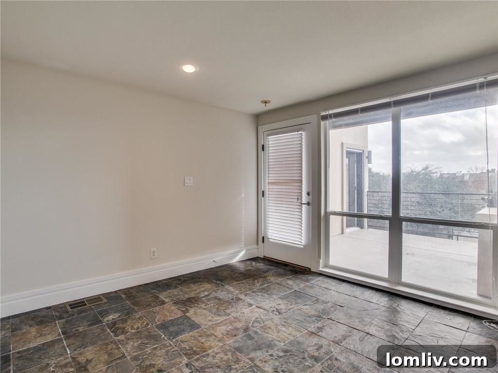 Guest bedroom on the second level of 5016 Pershing Avenue