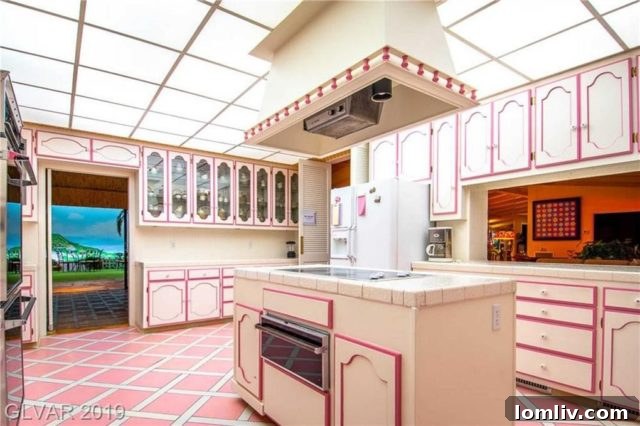 Bedroom with classic decor inside the underground survival shelter