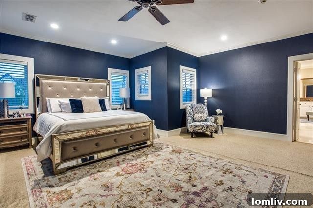 Luxurious Master Bathroom with Dual Vanities and Jetted Tub